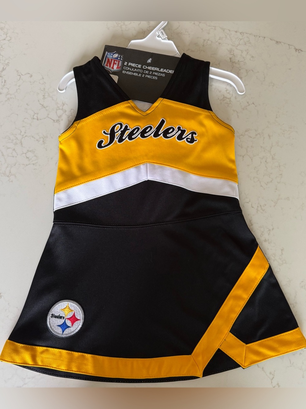 Pittsburgh Steelers Toddler Cheerleader Uniform